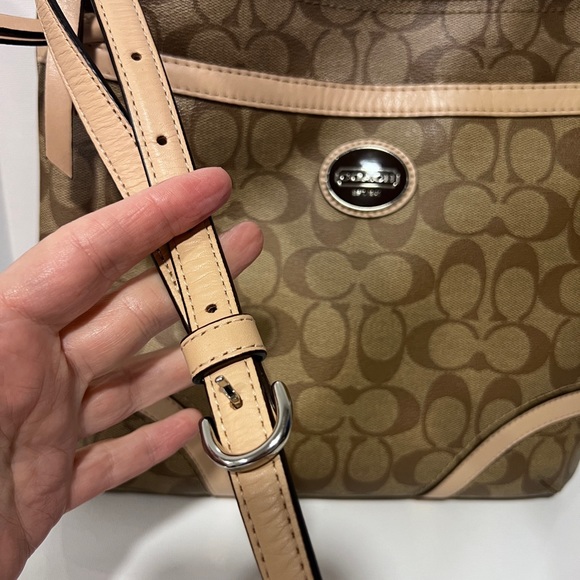 Sold—-Coach Monogram Adjustable Strap Shoulder/Crossbody bag - Picture 13 of 13